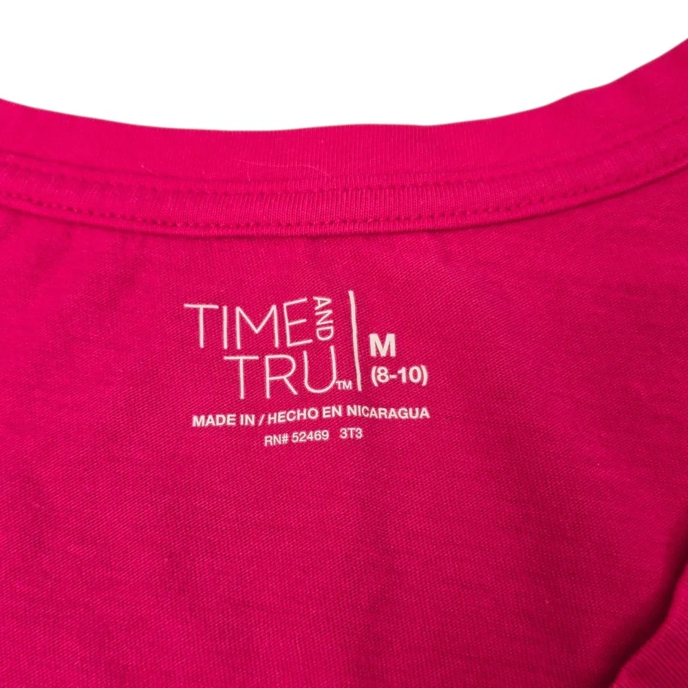 Time and Tru Christopher Banks Womens T-Shirt Bundle Short Sleeve - Pink & Green - Picture 4 of 13